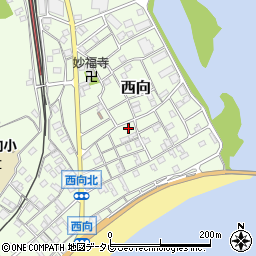 和歌山県東牟婁郡串本町西向535周辺の地図