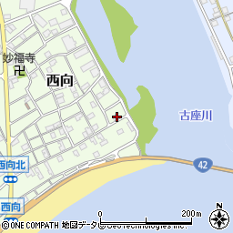 和歌山県東牟婁郡串本町西向784周辺の地図