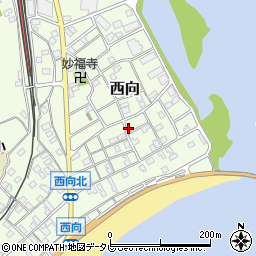 和歌山県東牟婁郡串本町西向513周辺の地図