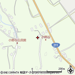 福岡県嘉麻市小野谷232周辺の地図