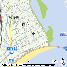 和歌山県東牟婁郡串本町西向779周辺の地図