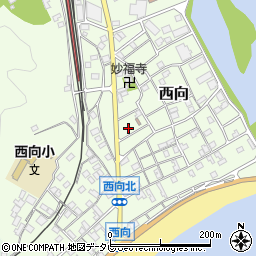 和歌山県東牟婁郡串本町西向558周辺の地図