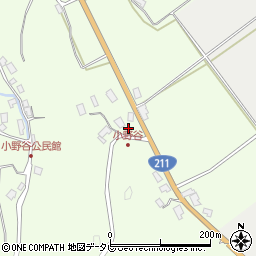 福岡県嘉麻市小野谷68周辺の地図