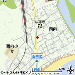 和歌山県東牟婁郡串本町西向567周辺の地図