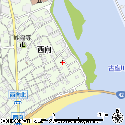 和歌山県東牟婁郡串本町西向473周辺の地図