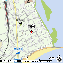 和歌山県東牟婁郡串本町西向514周辺の地図