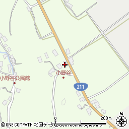 福岡県嘉麻市小野谷69周辺の地図