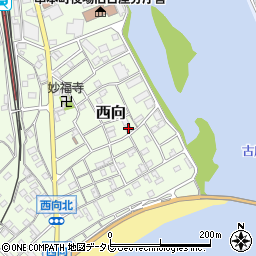 和歌山県東牟婁郡串本町西向556周辺の地図