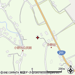 福岡県嘉麻市小野谷222周辺の地図