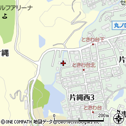 福岡県那珂川市片縄西3丁目23周辺の地図