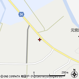 田染荘周辺の地図