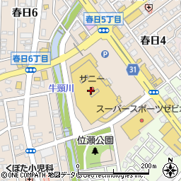 マツモトキヨシアクロスモール春日店周辺の地図