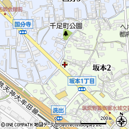 ミニストップ太宰府坂本店周辺の地図