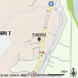 天崎神社周辺の地図