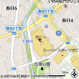 コスムラアクロスモール春日店周辺の地図