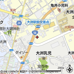 愛媛銀行大洲支店周辺の地図
