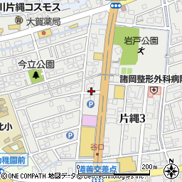 福岡県那珂川市片縄周辺の地図