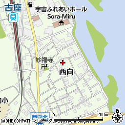 和歌山県東牟婁郡串本町西向494周辺の地図