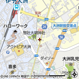 愛媛県大洲市若宮484周辺の地図