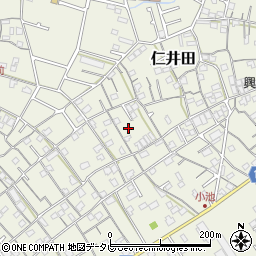 高知県高知市仁井田周辺の地図