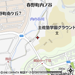 高知県高知市春野町内ノ谷1494周辺の地図