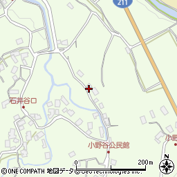 福岡県嘉麻市小野谷194周辺の地図