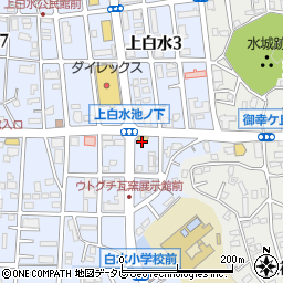 すき家春日白水店周辺の地図