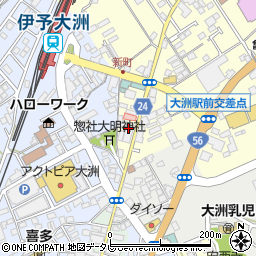 南予治療センター大洲新町店周辺の地図