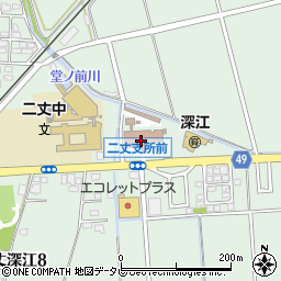 糸島市立深江コミュニティセンター周辺の地図