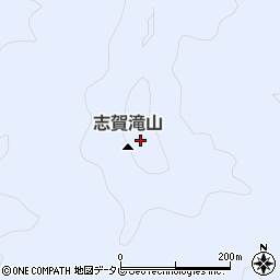 志賀滝山周辺の地図