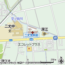 糸島市図書館二丈館周辺の地図