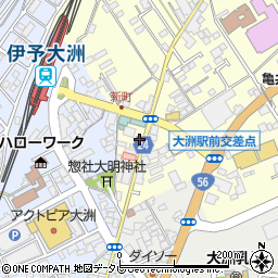 愛媛県大洲市若宮472-1周辺の地図