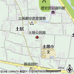 土居公民館周辺の地図