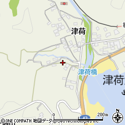和歌山県東牟婁郡串本町津荷周辺の地図