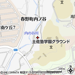 高知県高知市春野町内ノ谷1550周辺の地図