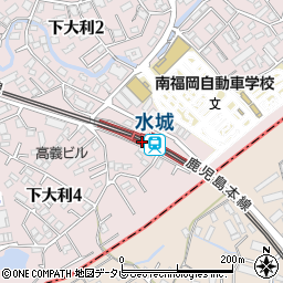 水城駅周辺の地図