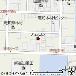 アムロン高知営業所周辺の地図