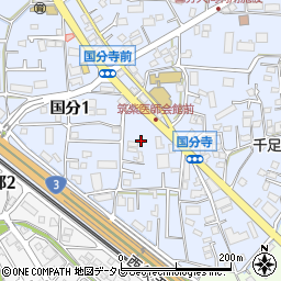 シティホール太宰府周辺の地図