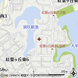 福岡県春日市紅葉ヶ丘東周辺の地図