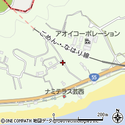高知県安芸郡芸西村西分乙周辺の地図