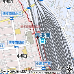 タイムズＪＲ博多南駅前第２駐車場周辺の地図