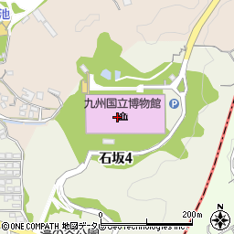 九州国立博物館　ミュージアムホール周辺の地図