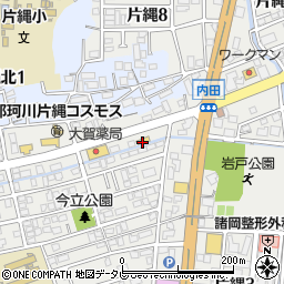 セブンイレブン那珂川片縄５丁目店周辺の地図