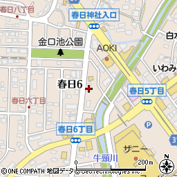佐賀銀行春日南支店 ＡＴＭ周辺の地図