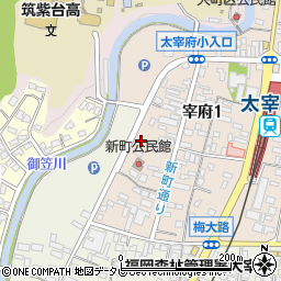 水道レスキュー太宰府市宰府営業所周辺の地図