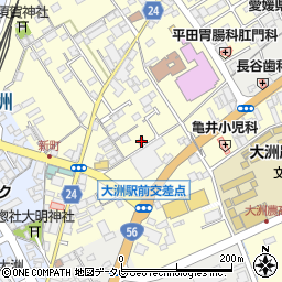 愛媛県大洲市若宮587周辺の地図