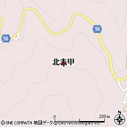 愛媛県喜多郡内子町北表甲周辺の地図