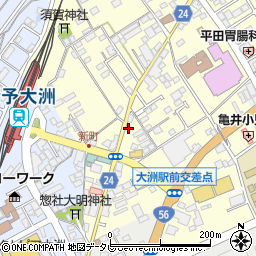 愛媛県大洲市若宮604周辺の地図