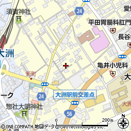 愛媛県大洲市若宮606周辺の地図