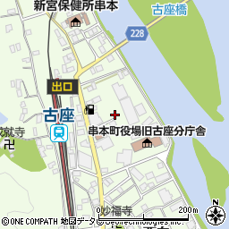 和歌山県串本町（東牟婁郡）西向周辺の地図